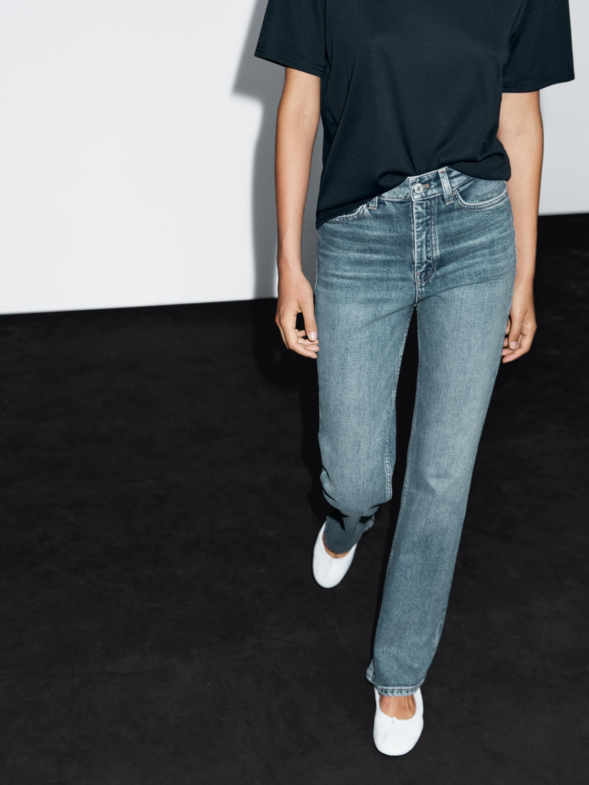 Jean bootcut taille haute